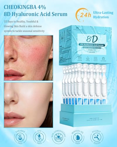 4% Hyaluronic Acid Serum 30 Pack - 8D HA Peptide Complex