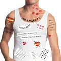 White Trash Temporary Tattoos for Adults ? Funny Fake Tattoos for Halloween & Costume Parties ? Hillbilly, Trashy Party Attire ? Easy to Apply, Waterproof & Long-Lasting (9 Sheets)