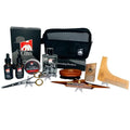 G.B.S Sandalwood Beard Essentials, Doppler Travel Bag, Balm, Oil, Trimming Shears, Wood Pick, Shaping Comb, Vitamin and Minerals