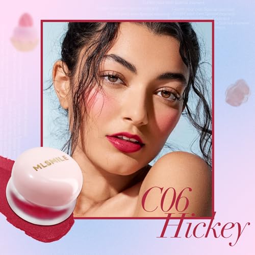 Lip and Cheek Blurring Pudding Pot, Blurry Pudding Pot, Buildable and Lightweight, Multi-Purpose Blurring and Mousselike Pudding Pots for Lips and Cheek(Hickey)