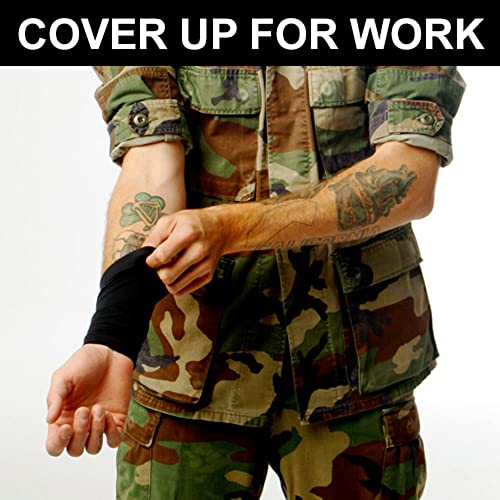 Tat2X Ink Armor Premium Half Arm Tattoo Cover Up Sleeve - No Slip Gripper - U.S. Made