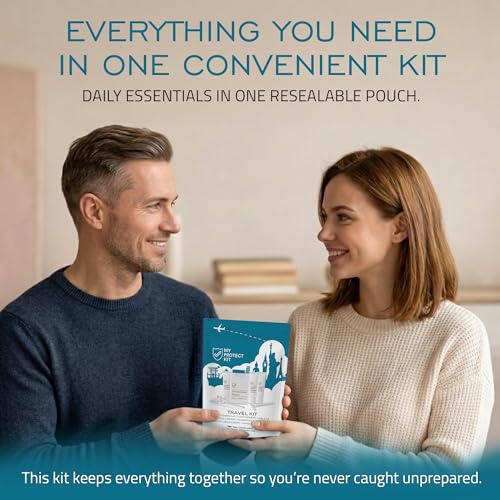 MY PROTECT KIT Travel Essentials Set - 20-Piece Toiletries