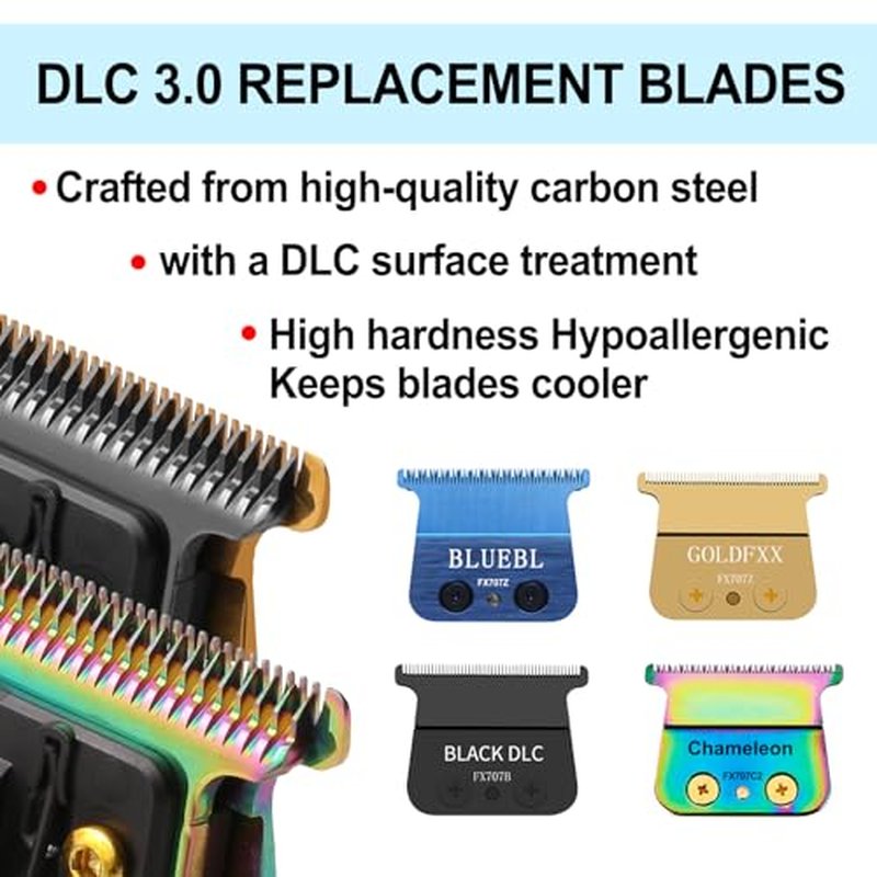 TRAH FX707Z Replacement Blades for BaByliss FX787 & FX726