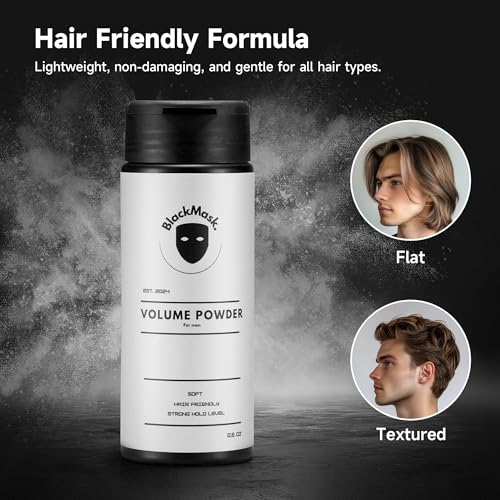 BlackMask Hair Texture Powder for Men – Lightweight, Strong Hold