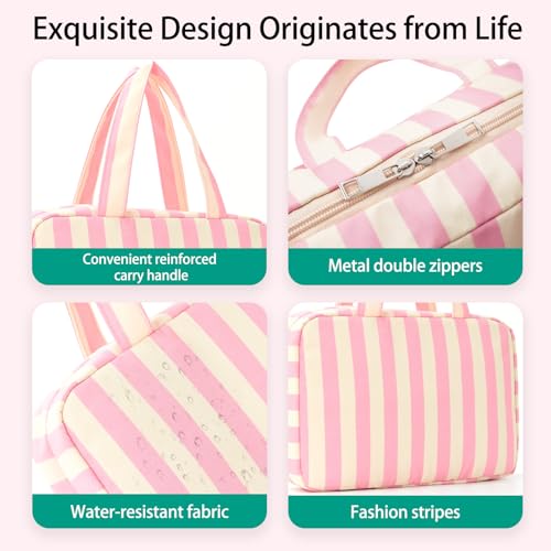 Travel Toiletry Bag for Women Waterproof Cosmetic Organizer