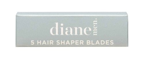 Diane Hair Shaper Razor Blades Made of Polymer Coated Stainless Steel Precise Shaping, Trimming, and Cutting, D22B-60 Count (Pack of 1)