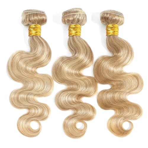 Fridnae Ombre Body Wave Bundles - Honey Blonde & Blonde 12"