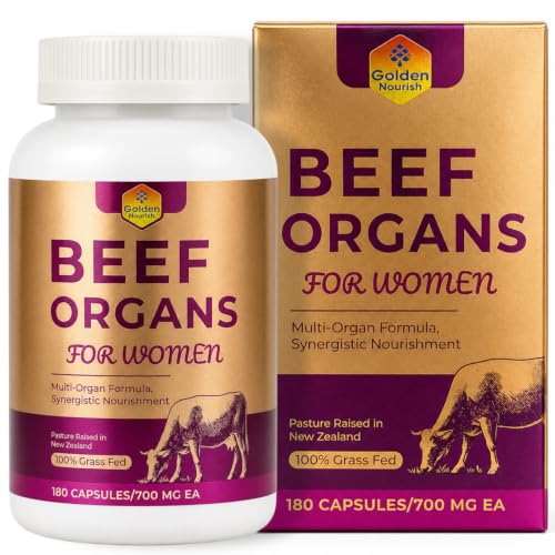 Grass-Fed Organ Supplement for Women – Liver, Kidney & Heart Blend