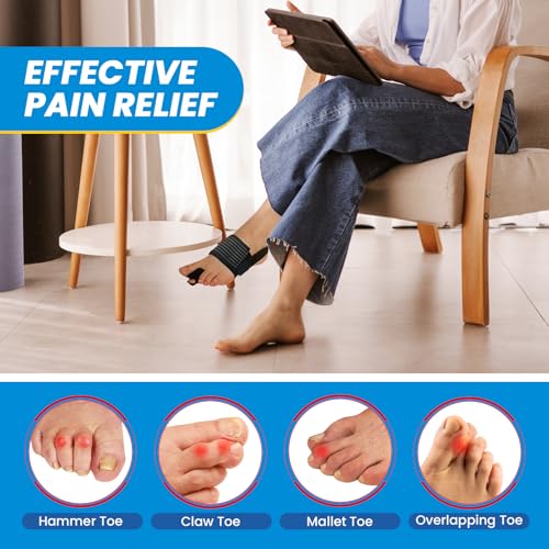 Hammer Toe Straightener Corrector with Aluminum Support