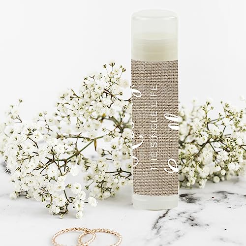 Andaz Press Bridal Shower Bachelorette Party Lip Balm Party Favors, Burlap Lace, Kissing The Single Life Goodbye, Bridesmaid Lip Gloss 12-Pack Bachelorette Party Favors Fall Bridal Shower Decorations