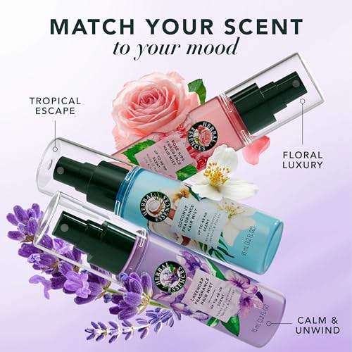 Herbal Essences Lavender Hair Perfume Mist 3.2 fl oz – Defined Curls, All Hair Types, Pack of 1