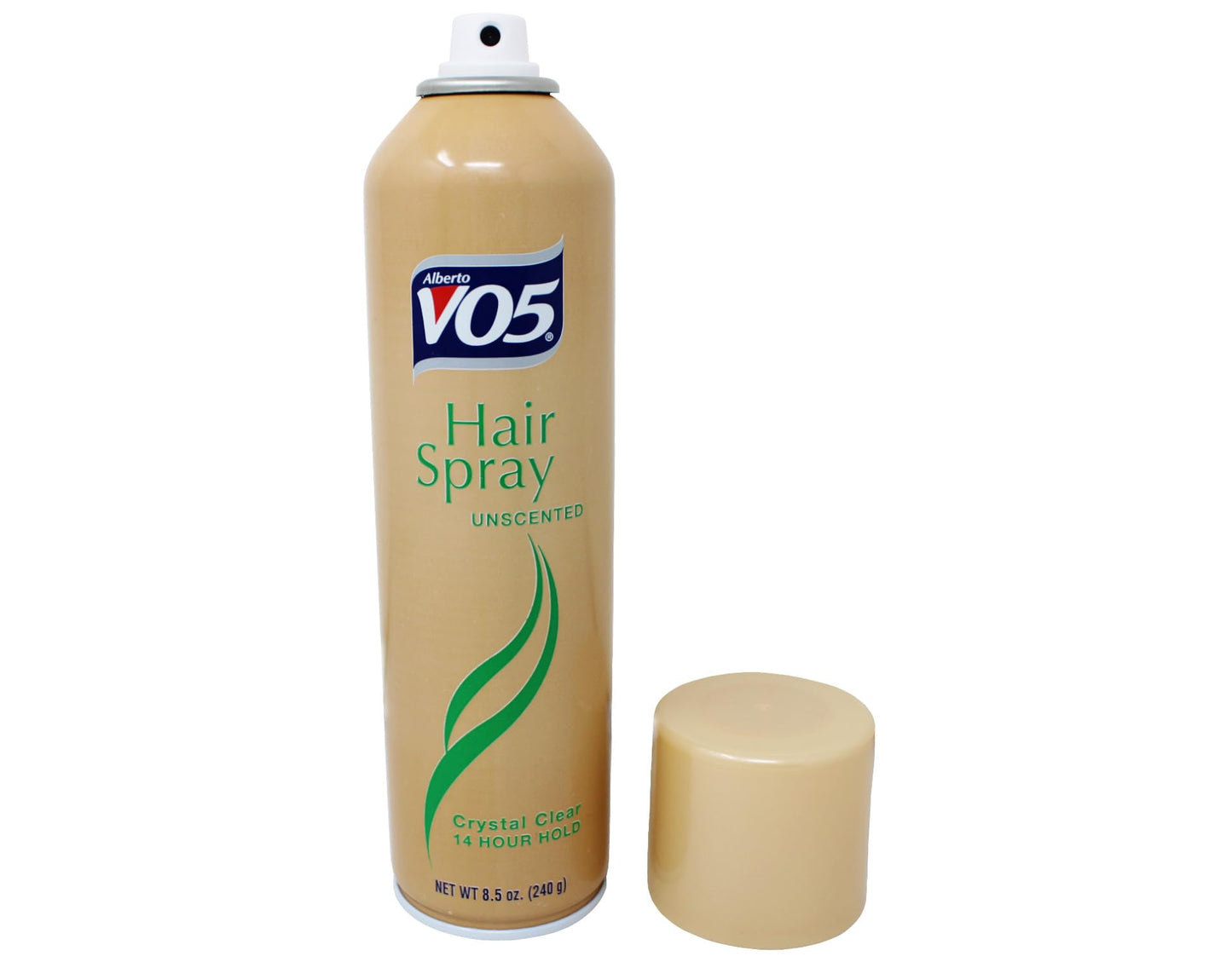 VO5 Crystal Clear Hairspray, Unscented 8.5 oz (Pack of 5)