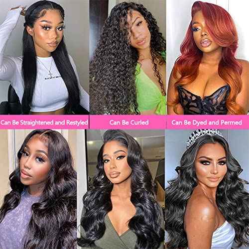 Body Wave Bundles Human Hair 16 18 20 Inch 100% Brazilian Virgin Human Hair Bundles 12A Unprocessed Body Wave 3 Bundles Human Weave Hair Bundles