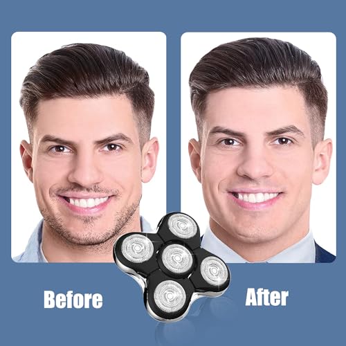 Balder Pro Shaver Peplacement Heads for Remington Balder Pro Head Shaver Model XR7000/XR1500/XR1501 Electric Shaving for Bald Men,3 Pack