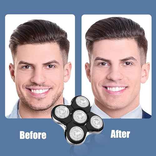 Balder Pro Shaver Peplacement Heads for Remington Balder Pro Head Shaver Model XR7000/XR1500/XR1501 Electric Shaving for Bald Men (Heads/1pc)
