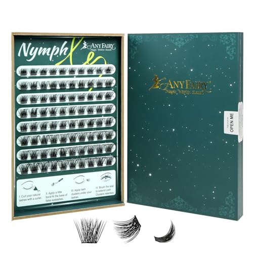 Biodegradable Lash Clusters 10-18mm Wispy Eyelash Extensions 80pcs