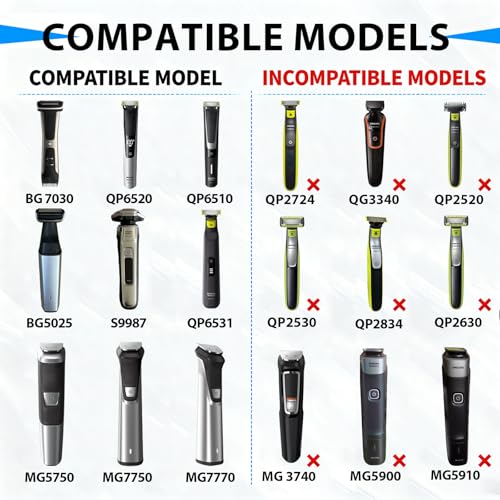 15V Philips Norelco Charger Cord for HQ8505 3000-9000 Series & Multigroom MG5750 MG7790