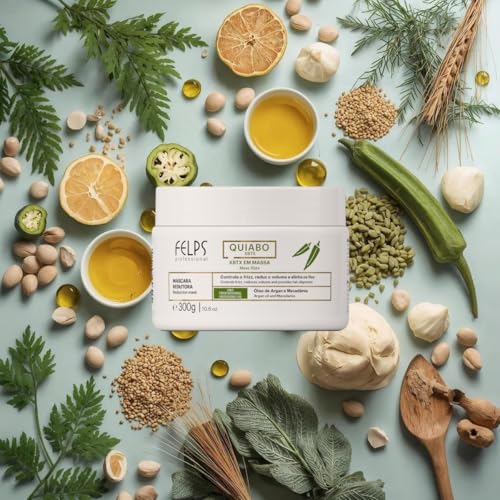 Felps Okra & Argan Oil Hair Treatment - Volume Boosting 300g
