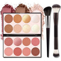 16-Color Contour Palette with Blush, Highlighter & Bronzer