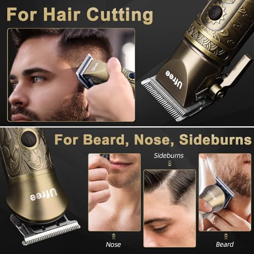 Ufree Cordless Beard Trimmer & Hair Clipper Kit for Men