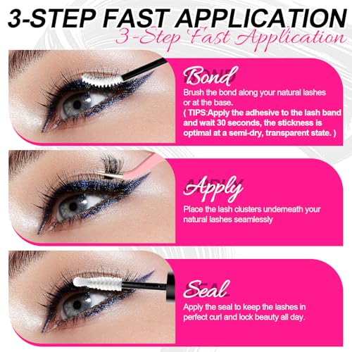 Lash Cluster Glue - Color-Changing Bond & Seal, 10ml