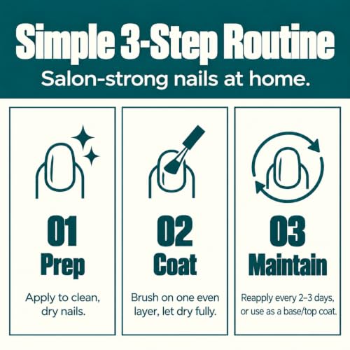 Química Alemana Nail Hardener 0.47 Fl Oz Pack of 2 - Protective Nail Base Coat