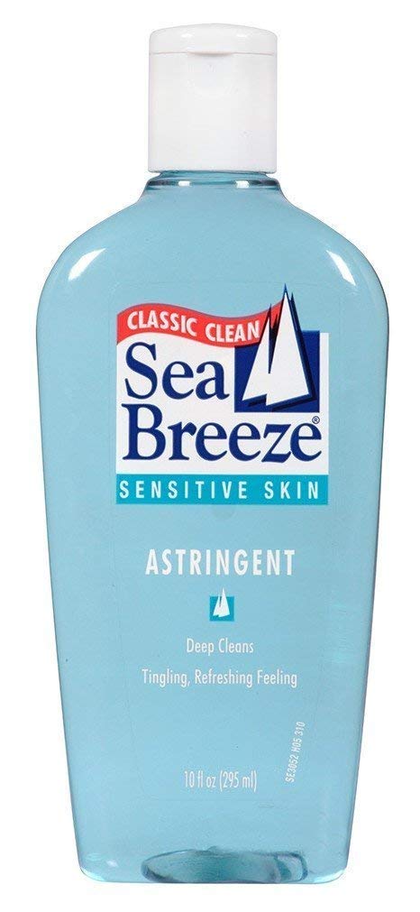 Sea Breeze Sensitive Skin Astringent 10 oz (Pack of 6)