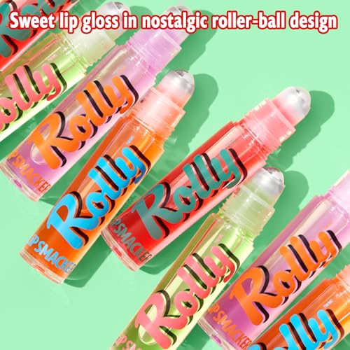 Lip Smacker Rolly Lip Gloss - Strawberry - 0.2 Fl Oz - Classic Roller-Ball Design