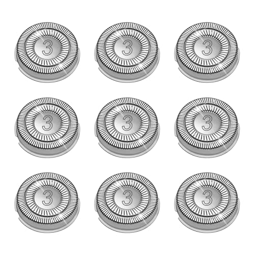 9 Pack SH30 Replacement Head Compatible with Philips Norelco Series 3000,2000,1000 and S738£¬ Upgraded SH30 Compatibility Double blades for norelco 1000 replacement heads