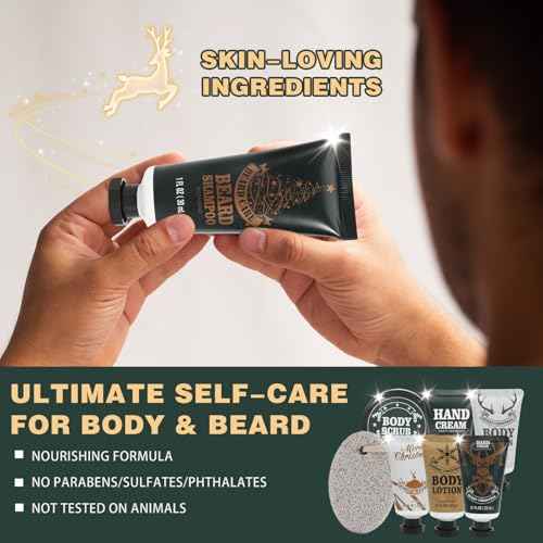 Advent Calendar for Adults Rinse & Robust Christmas Gifts for Men Advent Skincare Calendar Countdown Calendar 24PCS 2025 Beauty Advent Calendar Beard Care Set for Men