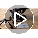Adjustable Rolling Stool with Back Support & Wheels