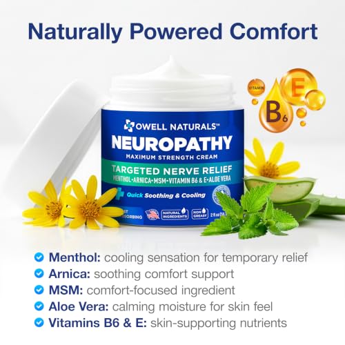 Owell Naturals Neuropathy Cream Extra Strength 2oz