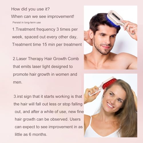 Laser Therapy Hair Growth Comb | Red Light 650nm FDA Cleared