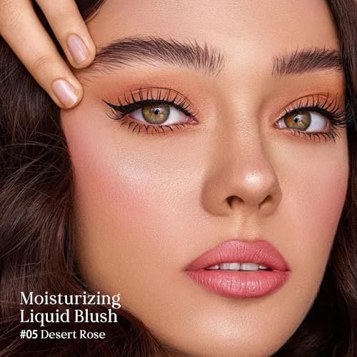 KYDA Liquid Blush – Dewy Buildable Cheek Color, Desert Rose