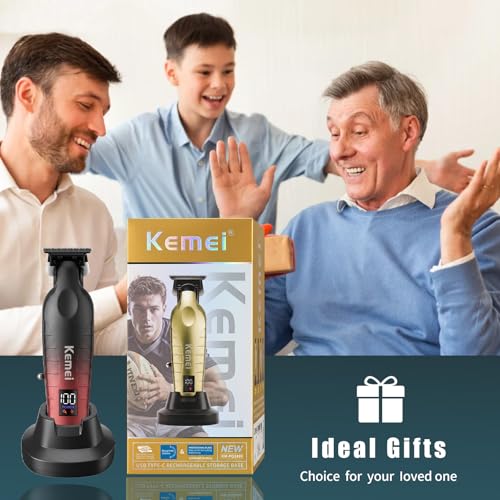 KEMEI KM-PG2499 Cordless Hair Trimmer with LED Display
