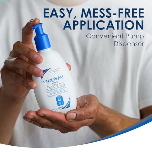 Vanicream Gentle Facial Cleanser with Pump, 8 oz