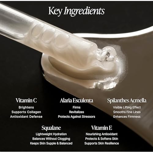 Blumenes Surreal Silk Lifting & Plumping Serum ? Helps Reduce the Appearance of Wrinkles & Dark Spots with Vitamin C, Marine & Plant-Based, Botanical Complex ? Supports Collagen & Firms Skin - 10 mL