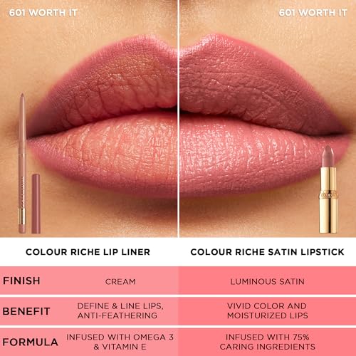 L'Oreal Paris Colour Riche Lip Liner Pencil - Toffee To Be