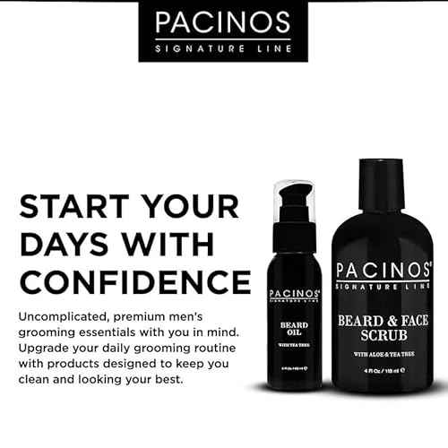 Pacinos Beard Oil - Hair Growth Moisturizing Oil with Natural Ingredients - 2 oz