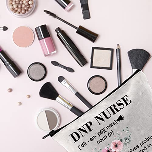 TSOTMO Doctor of Nursing Practice Gift Nursing Graduation Gift for DNP Zipper Pouch Makeup Bag (Solves DNP nurse)