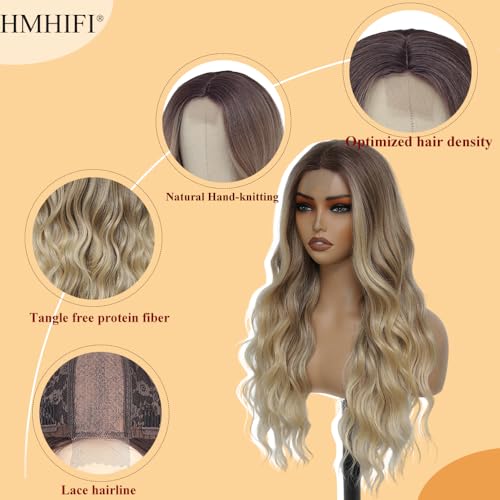 26 Inch Blonde Wavy Wig for Women | Tangle Resistant