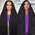 BJVT 13x6 Deep Wave Lace Front Wig 200% Density 30 Inch