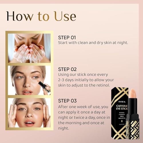 Caffeine Under Eye Balm Stick with Retinol - Dark Circles & Puffiness