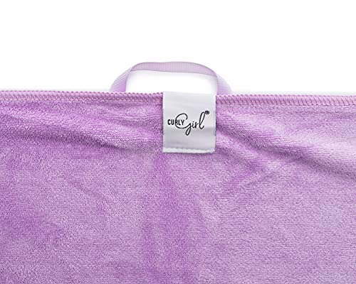 Curly Girl Microfiber Hair Towel – Anti-Frizz Fast Drying