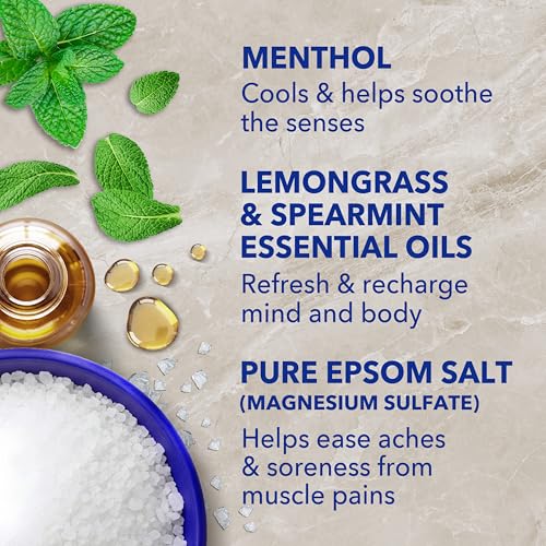 Epsom Salt Magnesium Soak with Menthol & Essential Oils, 3 lbs