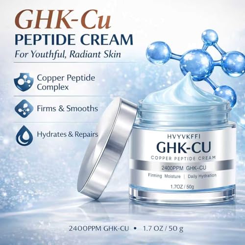 GHK-CU Copper Peptide Cream 2400PPM Firming Moisturizer