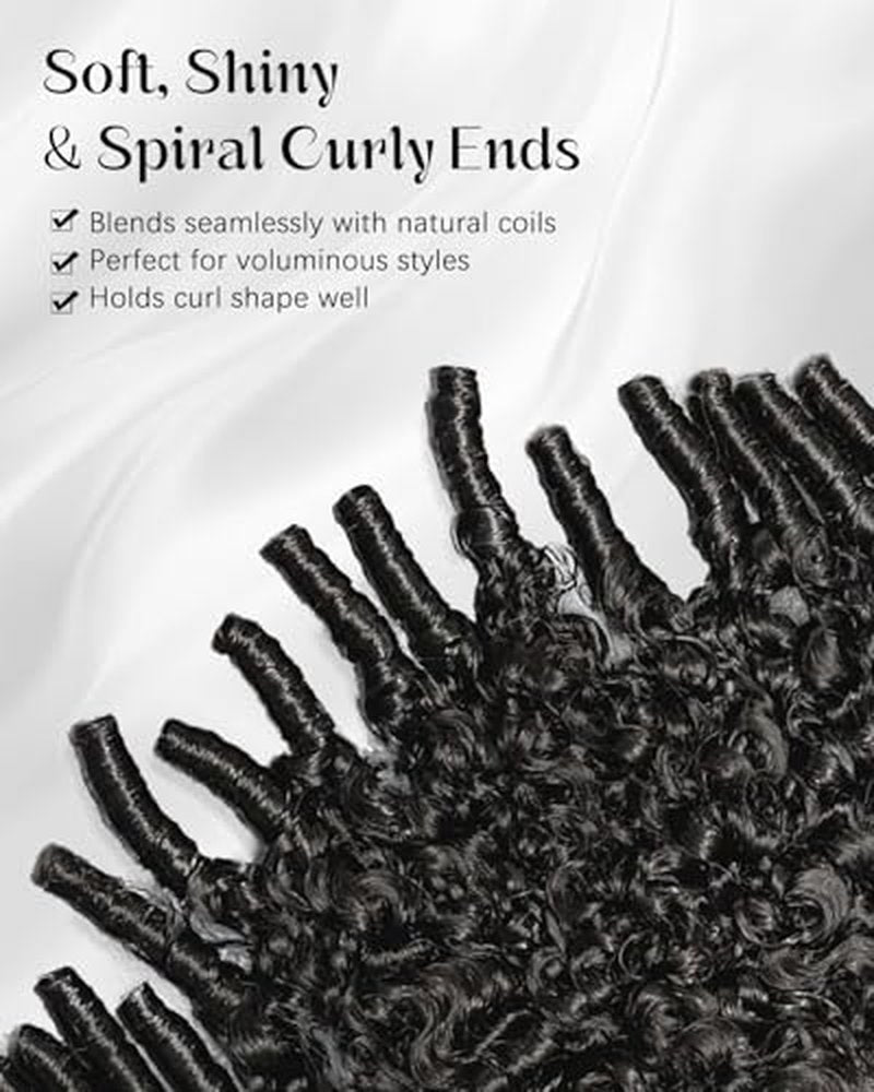 Burmese Curly Half Wig - 20 Inch Glueless Drawstring for Black Women