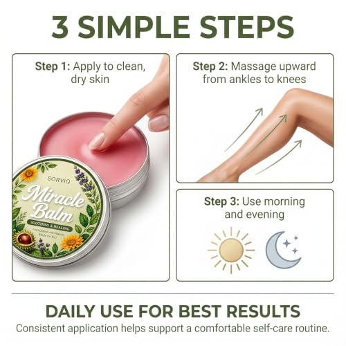 Horse Chestnut Leg Balm for Tired, Heavy Legs