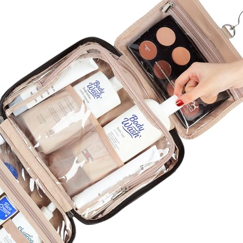 NISHEL Travel Toiletry Bag Hanging Organizer for Women
