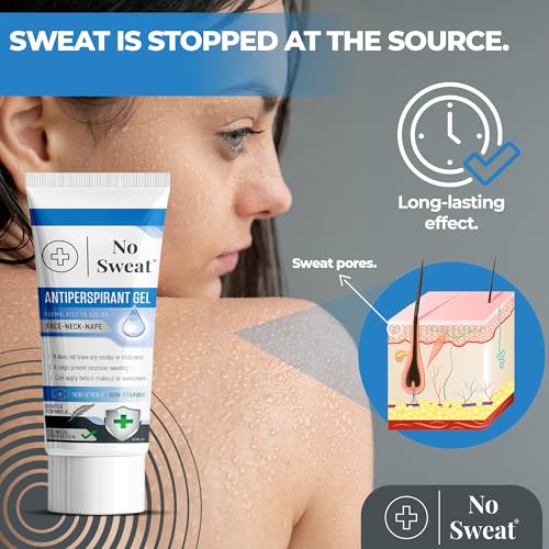 Antiperspirant Gel for Face and Neck - Prevents Excess Sweating 50 ML